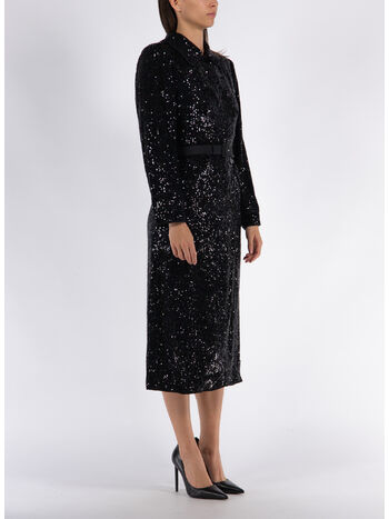 CAPPOTTO CON PAILLETTES, BLACK, small