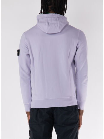 FELPA HOODIE CON PATCH LOGO, V0088 GLICINE, small