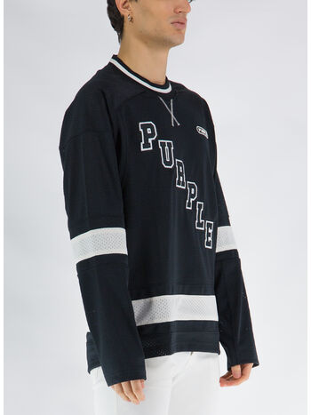 MAGLIA ML MESH JERSEY TEAM, BLACK, small