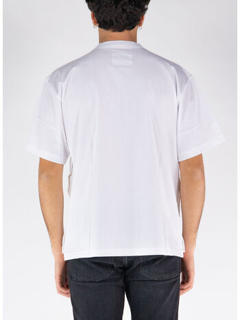 T-SHIRT GIROCOLLO, 101 WHITE, small