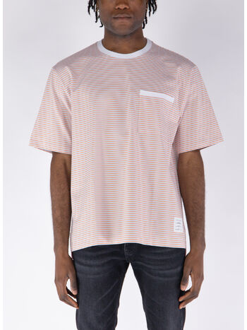 T-SHIRT OVERSIZED SHORT SLEEVE POCKET TEE, 825 ORANGE, small
