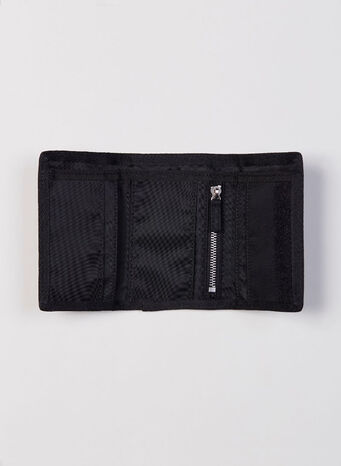 PORTAFOGLIO LOGO PRINT FOLDED WALLET, 1001BLACKWHITE, small