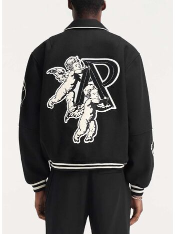 GIACCA VARSITY CHERUB, 01 JET BLACK, small