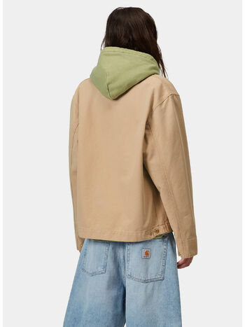 GIACCA DETROIT, 0ME4O Dusty H Brown / Dusty H Brown, stone canvas, small