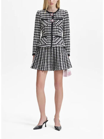 ABITO BLACK CHECK BOUCLE MINI, BLACK, small