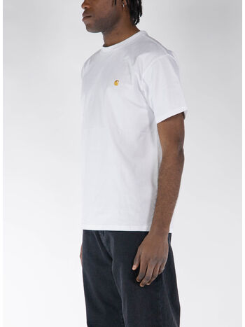 T-SHIRT CHASE, 00RXX WHITE/GOLD, small