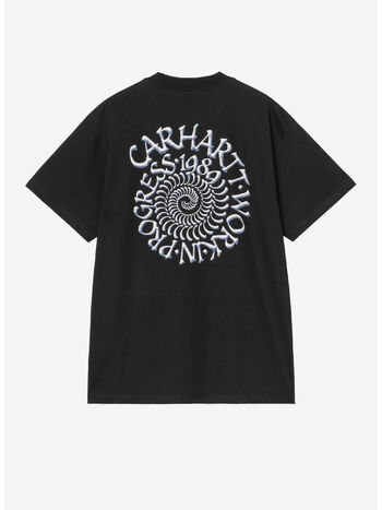 T-SHIRT SPIRALS, 89XX BLACK, small