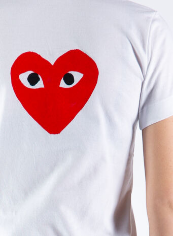 T-SHIRT PLAY, WHITE, small