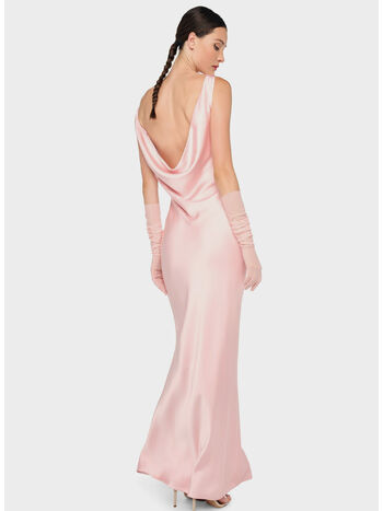 ABITO SLEEVELESS LOW BACK DRAPE, BALLET PINK BALLET PINK , small