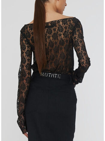 TOP LACE OFF SHOULDER, 19-4004 BLACK, small