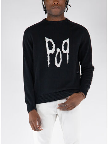 MAGLIONE CORN KNITTED, BLACK, small