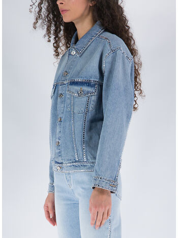 GIACCA CRYSTALLIZED DENIM, , small