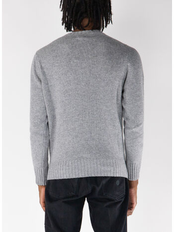 MAGLIONE GIROCOLLO AAPPIO, 07 GRIGIO CHIARO, small