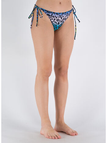 COSTUME SLIP RECYCLED PRINTED STRING BIKINI, 999 MULTICOLOR, small