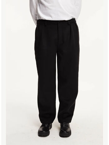 PANTALONE WOOL SUITE, BLACK, small