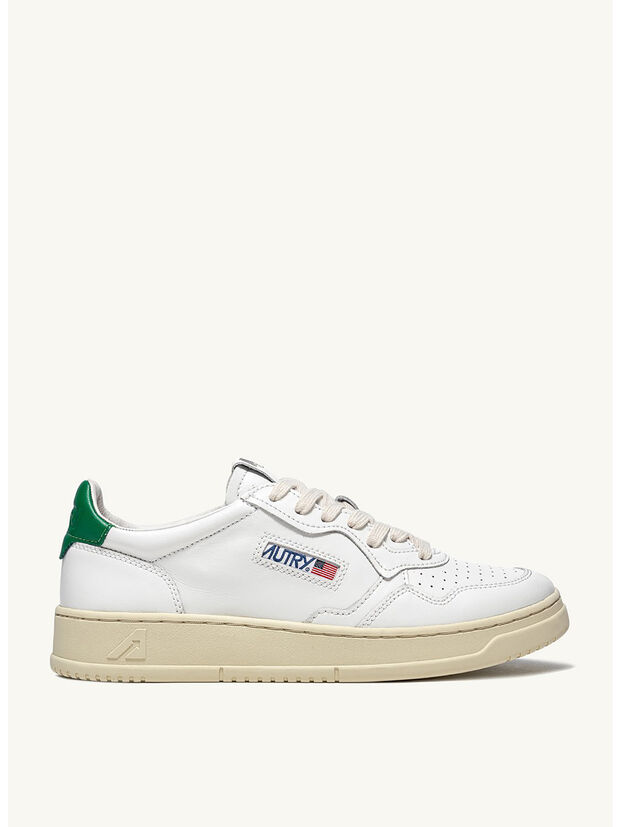 SCARPA MEDALIST LOW IN PELLE, LL20 WHT/GREEN, large