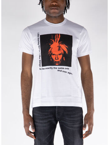 T-SHIRT ANDY WARHOL, WHITE, small