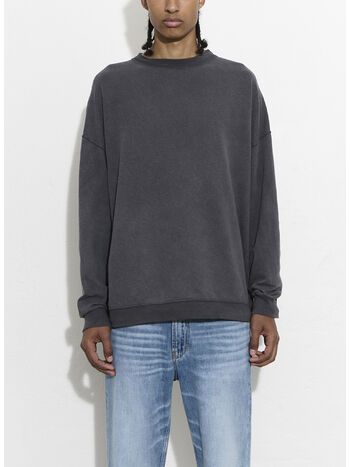 FELPA SLACK, Washed Black Rogue Loopback, small