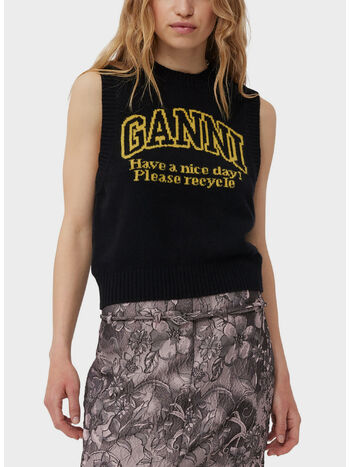 GILET GRAPHIC, 099 BLACK, small