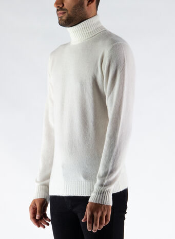 MAGLIONE DOLCEVITA, 001LATTE, small