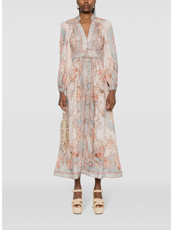 ABITO AUGUST PLUNGE, SKBF SKY BLUE FLORAL, medium