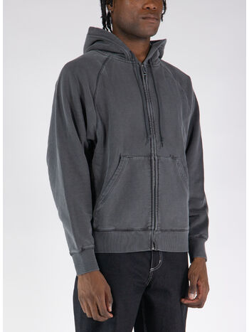 FELPA FULL ZIP TAOS, 654GD FLINT GARMENT DYED, small