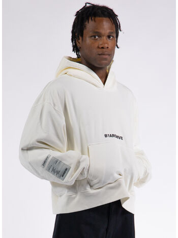 FELPA HOODIE SHORT, K02-101 HEAVY TERRY ECRU, small