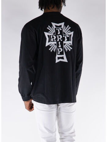 T-SHIRT LONGSLEEVE AGED LORDS OF ART TRIP, BLK BLACK, small