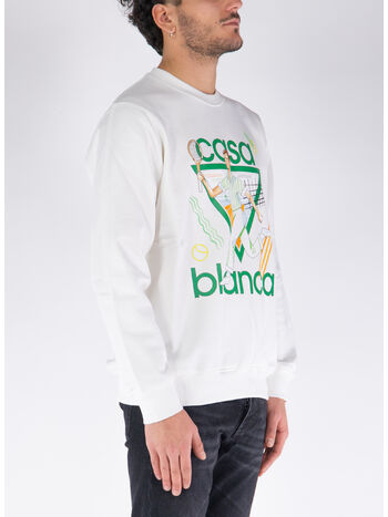 FELPA GIROCOLLO LE JEU PRINTED, LE JEU, small