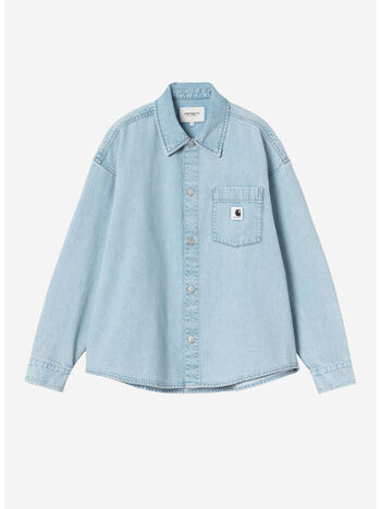 CAMICIA ALTA, 0112 Blue, stone bleached, small