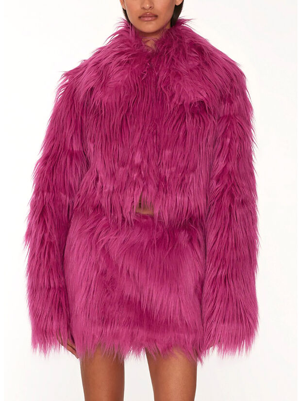 GIACCA CROPPED FLUFFY, 18-2333 RASPBERRY ROSE, large