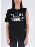 T-SHIRT STAMPA GODDESS, 1B000 NERO, thumb