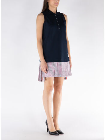 ABITO MINI CLASSIC PIQUE CHECK, , small