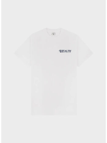 HEALT T-SHIRT, WHITE/NAVY  BIANCO, small