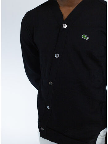 CARDIGAN KNIT, BLACK, small