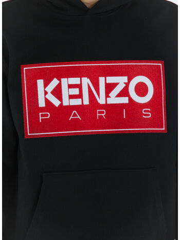 FELPA CLASSIC HOODIE, 99J BLACK, small