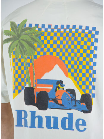 T-SHIRT MOONLIGHT TROPICS TEE, 0611 VTG WHITE, small