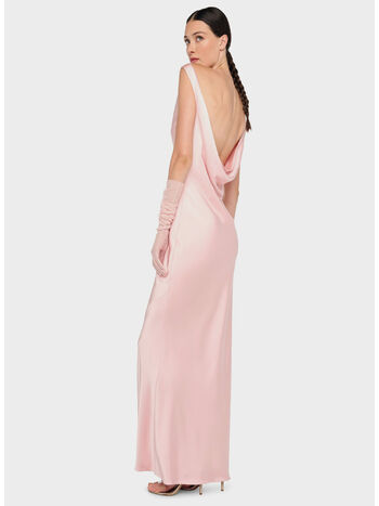 ABITO SLEEVELESS LOW BACK DRAPE, BALLET PINK BALLET PINK , small