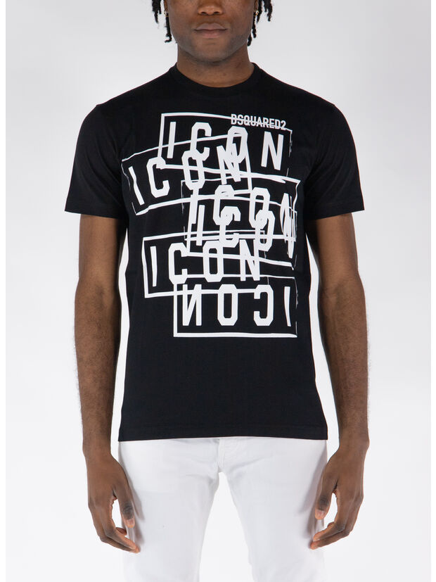 大人気★Dsquared2 ICON STAMPS COOL FIT T-SHIRT 大人気☆Dsquared2 ICON STAMPS COOL FIT T-SHIRT