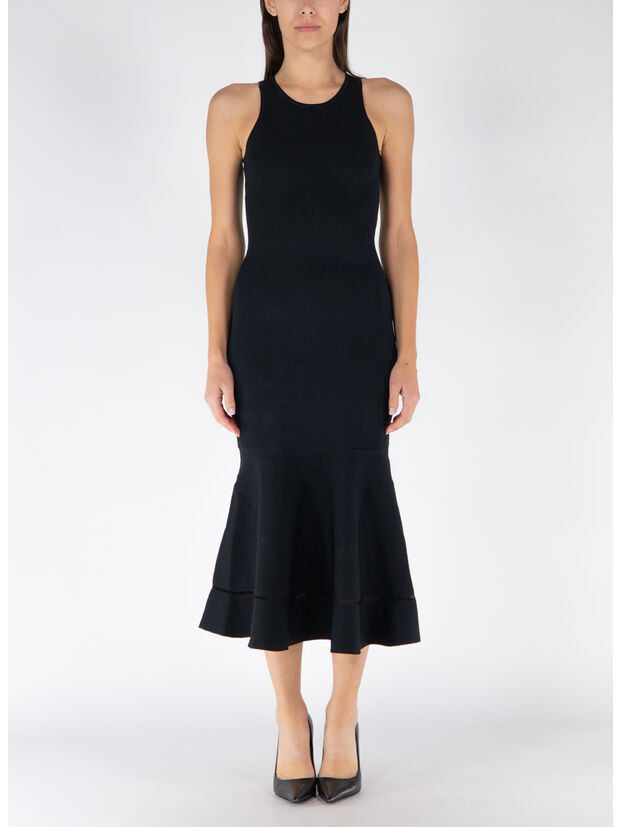 ABITO SLEEVELESS FIT AND FLARE, BLACK BLACK, large