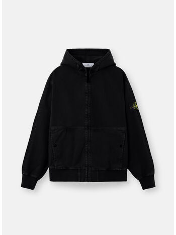 FELPA ORGANIC PANAMA COTTON OLD EFFECT, V0129 BLACK, small