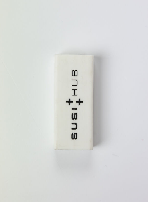 GOMMA RUBBER ERASER, WHITE, large