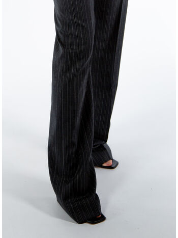 PANTALONE SARTORIALE GESSATO, 1665 DARK GREY, small