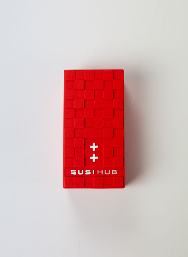 POWERBANK RED BRICK SUSIHUB, RED, large