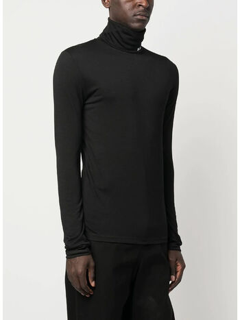 T-SHIRT A COLLO ALTO, 001, small