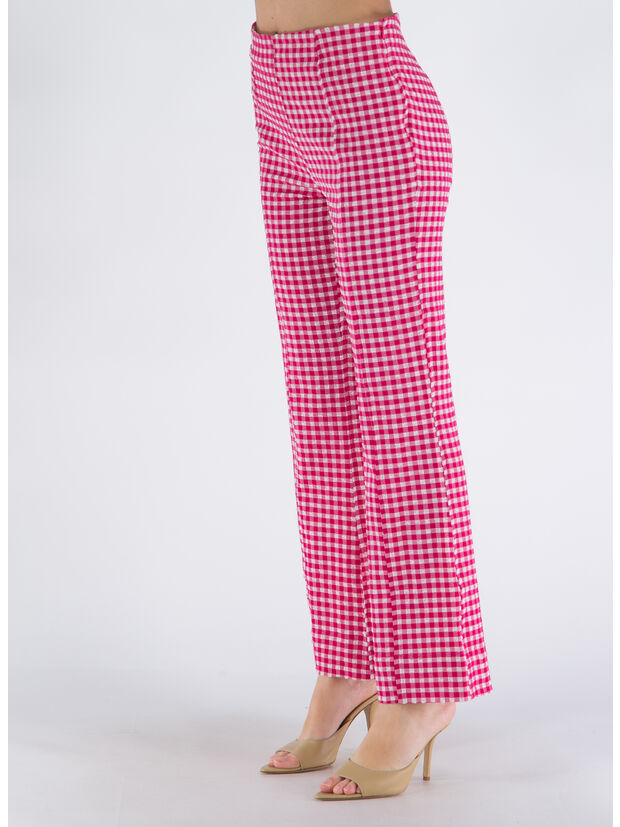 PANTALONE STRETCH SEERSUCKER CROPPED, 487 LOVE POTION, large