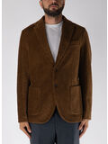 GIACCA MONOPETTO IN CORDUROY, G1171 CICCOLATO, thumb