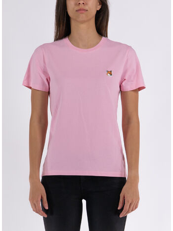 T-SHIRT FOX HEAD PATCH, P603 PALE PINK, small