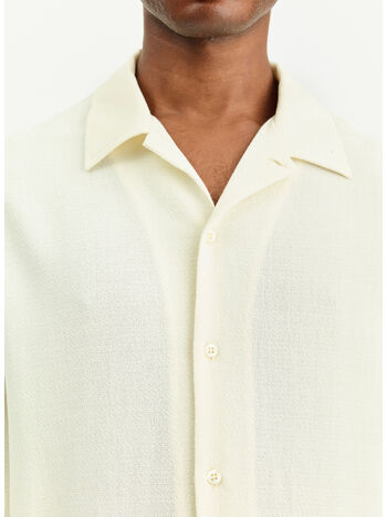 CAMICIA SENSE, OFF WHITE CREPE, small
