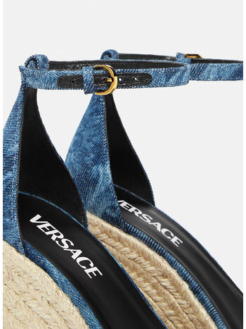 SANDALO WEDGE T140, 1D06V BLUE VERSACE GOLD, small
